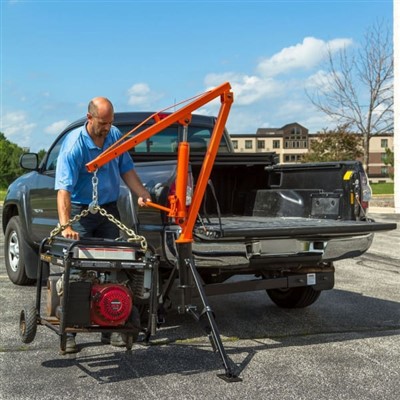 Dźwig montowany na ciężarówce typu pick-up o udźwigu 2000 funtów